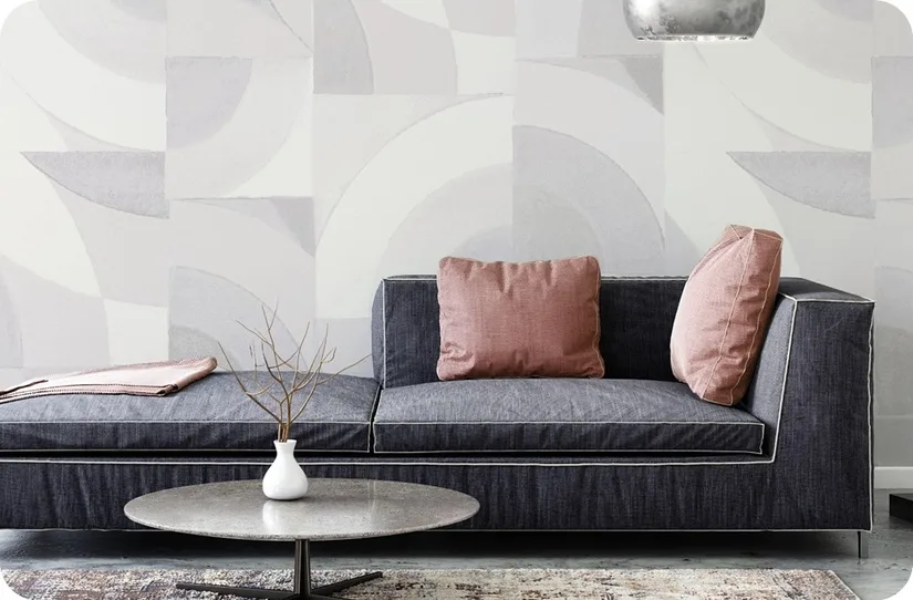 Modern gray abstract wallpaper